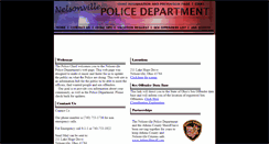 Desktop Screenshot of nelsonvillepolice.com