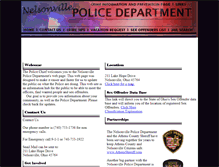 Tablet Screenshot of nelsonvillepolice.com